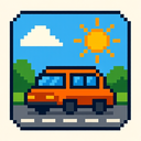 icon_transportation_sun_pixel_art icon preview