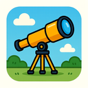 icon_transportation_telescope_cartoon icon preview