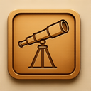 icon_transportation_telescope_embossed icon preview