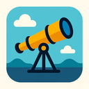 icon_transportation_telescope_flat_design icon preview