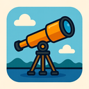 icon_transportation_telescope_iconic icon preview
