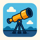 icon_transportation_telescope_modern icon preview