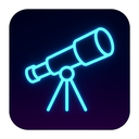 icon_transportation_telescope_neon icon preview