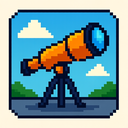 icon_transportation_telescope_pixel_art icon preview