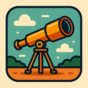 icon_transportation_telescope_retro icon preview