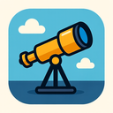icon_transportation_telescope_rounded icon preview