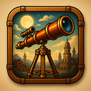 icon_transportation_telescope_steampunk icon preview