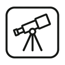 icon_transportation_telescope_thin icon preview
