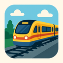 icon_transportation_train_flat_design icon preview