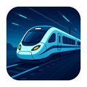 icon_transportation_train_futuristic icon preview