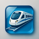 icon_transportation_train_glassy icon preview