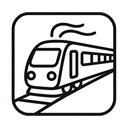 icon_transportation_train_line_art icon preview
