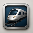 icon_transportation_train_metallic icon preview