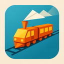 icon_transportation_train_origami icon preview