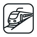 icon_transportation_train_thin icon preview