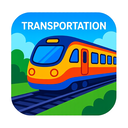 icon_transportation_train_vibrant_colors icon preview