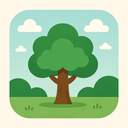 icon_transportation_tree_flat_design icon preview