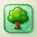 icon_transportation_tree_glassy icon preview