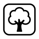 icon_transportation_tree_monochrome icon preview
