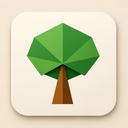 icon_transportation_tree_origami icon preview