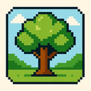 icon_transportation_tree_pixel_art icon preview