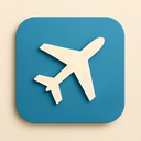icon_travel_airplane_elegant icon preview