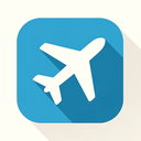 icon_travel_airplane_flat_design icon preview