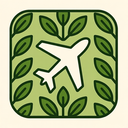 icon_travel_airplane_organic_pattern icon preview