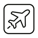 icon_travel_airplane_outline icon preview