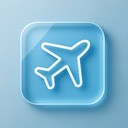 icon_travel_airplane_transparent icon preview