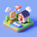icon_travel_bank_3d_isometric icon preview