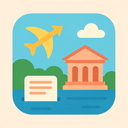 icon_travel_bank_flat_pastel icon preview