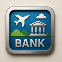 icon_travel_bank_metallic icon preview