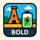 icon_travel_battery_bold icon preview