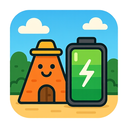 icon_travel_battery_cartoon icon preview