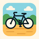 icon_travel_bicycle_filled icon preview
