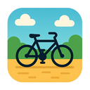 icon_travel_bicycle_flat_design icon preview
