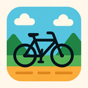 icon_travel_bicycle_geometric icon preview