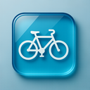 icon_travel_bicycle_glassy icon preview