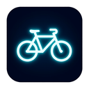icon_travel_bicycle_glow_effect icon preview
