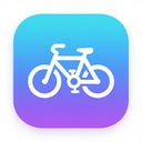 icon_travel_bicycle_gradient icon preview