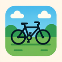 icon_travel_bicycle_modern icon preview