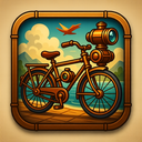 icon_travel_bicycle_steampunk icon preview