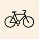 icon_travel_bicycle_thin icon preview