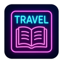 icon_travel_book_neon icon preview