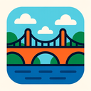 icon_travel_bridge_abstract icon preview