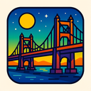 icon_travel_bridge_cyberpunk icon preview