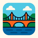 icon_travel_bridge_geometric icon preview