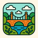 icon_travel_bridge_organic_pattern icon preview