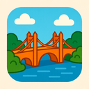 icon_travel_bridge_origami icon preview